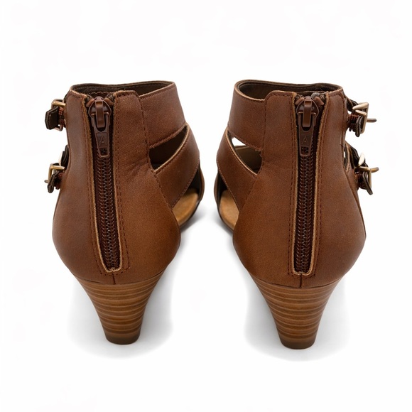 Aerosoles Mayflower Gladiator Wedge Sandals Brown Size 6.5 NEW No Tags - Picture 5 of 6